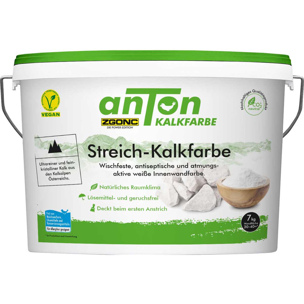 anTon Streich-Kalkfarbe 7Kg