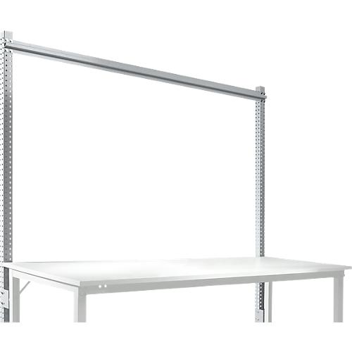Aufbauportal, Grundtisch STANDARD Arbeitstisch-/Werkbanksystem UNIVERSAL/PROFI, 2000 mm, alusilber