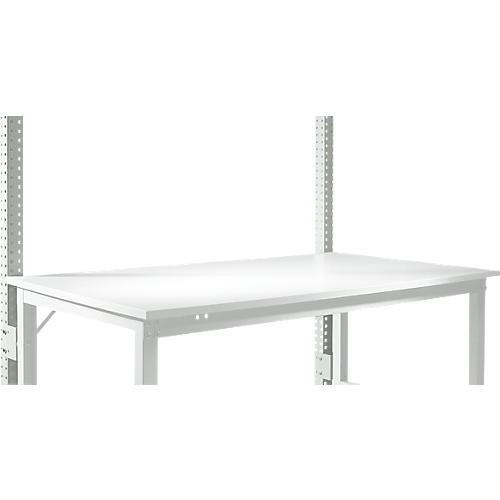 Aufbauportal, niedrig, Grundtisch STANDARD Arbeitstisch/Werkbank UNIVERSAL/PROFI, lichtgrau