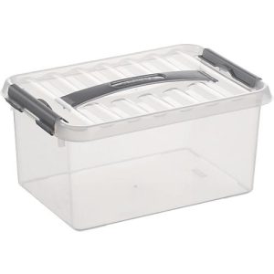 Aufbewahrungsbox Sunware Q-line, Deckel mit Griff, 6 l, L 300 x B 200 x H 140 mm Aufbewahrungsbox Sunware Q-line, Deckel mit Griff, 6 l, L 300 x B 200 x H 140 mm