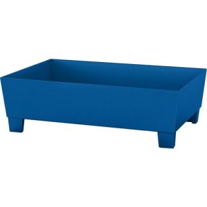 Auffangwanne ASECOS, Stahl, mit Staplerschuhen, 200 l Auffangvolumen, B 815 x T 1235 x H 350 mm, lackiert Auffangwanne ASECOS, Stahl, mit Staplerschuhen, 200 l Auffangvolumen, B 815 x T 1235 x H 350 mm, lackiert