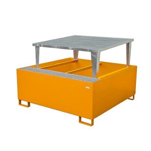 Auffangwanne AWA 1000-1, orange RAL 2000 Auffangwanne AWA 1000-1, orange RAL 2000