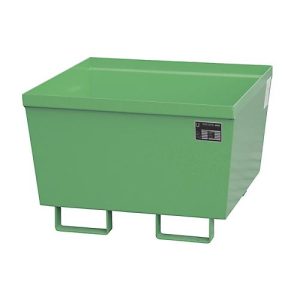 Auffangwanne BAUER AO-1, Stahl, 229 l, B 800 x T 800 x H 545 mm, grün Auffangwanne BAUER AO-1, Stahl, 229 l, B 800 x T 800 x H 545 mm, grün