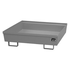 Auffangwanne BAUER AO-4/A, Stahl, 280 l, B 1200 x T 1200 x H 335 mm, grau Auffangwanne BAUER AO-4/A, Stahl, 280 l, B 1200 x T 1200 x H 335 mm, grau