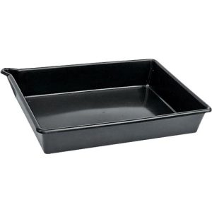 Auffangwanne für Kleingebinde, ohne Gitterrost, Kapazität 16 l, Polyethylen, schwarz Auffangwanne für Kleingebinde, ohne Gitterrost, Kapazität 16 l, Polyethylen, schwarz