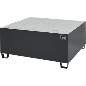 Auffangwanne Schäfer Shop Pure 1000, mit verzinktem Gitterrost, L 1460 x B 1460 x H 630 mm, unterfahrbar, Stahl, anthrazit RAL 7016 Auffangwanne Schäfer Shop Pure 1000, mit verzinktem Gitterrost, L 1460 x B 1460 x H 630 mm, unterfahrbar, Stahl, anthrazit RAL 7016