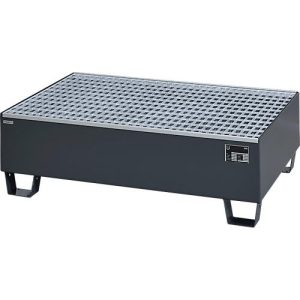 Auffangwanne Schäfer Shop Pure 2/200, mit verzinktem Gitterrost, L 1200 x B 800 x H 365 mm, unterfahrbar, Stahl, anthrazit RAL 7016 Auffangwanne Schäfer Shop Pure 2/200, mit verzinktem Gitterrost, L 1200 x B 800 x H 365 mm, unterfahrbar, Stahl, anthrazit RAL 7016