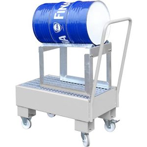 Auffangwanne, Typ AW60-1 SRF, fahrbar, verzinkt Auffangwanne, Typ AW60-1 SRF, fahrbar, verzinkt