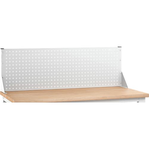 Aufsatzrahmen Bott verso, mit 2 Lochplatten, B 1050 x T 215 x H 400 mm, Stahlblech, pulverbeschichtet, RAL 7035, lichtgrau