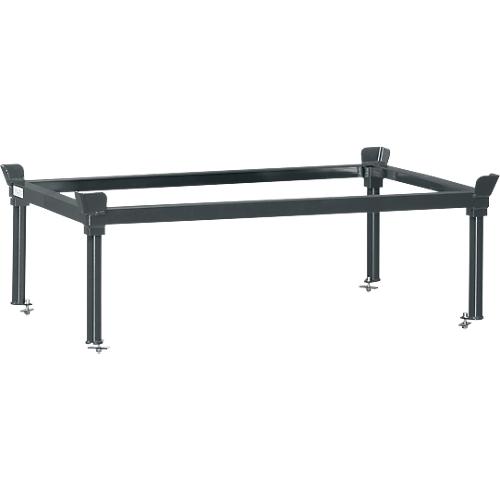 Aufsetzrahmen, für Paletten-Fahrgestell, Stahl, bis 1200 kg, anthrazitgrau, H 370/652 mm