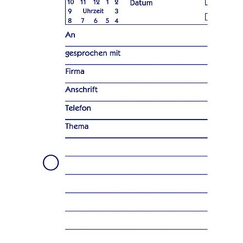 Avery Zweckform Gesprächsnotiz Nr. 1210