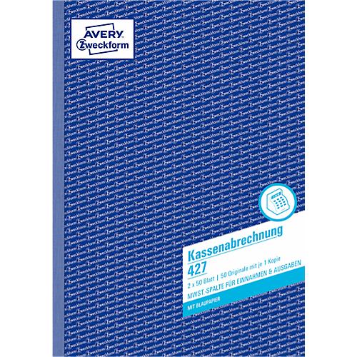 Avery Zweckform Kassenabrechnung Nr. 427
