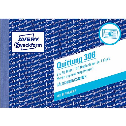 Avery Zweckform Quittungen Nr. 306