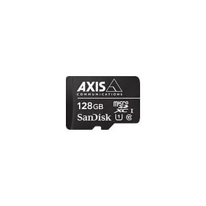AXIS Surveillance – Flash-Speicherkarte (microSDXC-an-SD-Adapter inbegriffen) – 128 GB – UHS-I U1 / Class10 – microSDXC UHS-I – Schwarz AXIS Surveillance – Flash-Speicherkarte (microSDXC-an-SD-Adapter inbegriffen) – 128 GB – UHS-I U1 / Class10 – microSDXC UHS-I – Schwarz