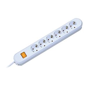 Bachmann SMART – Steckdosenleiste – Wechselstrom 230 V – Ausgangsanschlüsse: 6 (power CEE 7/7) – 3 m Schnur – weiß Bachmann SMART – Steckdosenleiste – Wechselstrom 230 V – Ausgangsanschlüsse: 6 (power CEE 7/7) – 3 m Schnur – weiß