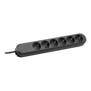 BACHMANN – Steckdosenleiste – Wechselstrom 250 V – 3600 Watt – Ausgangsanschlüsse: 6 – 5 m Schnur BACHMANN – Steckdosenleiste – Wechselstrom 250 V – 3600 Watt – Ausgangsanschlüsse: 6 – 5 m Schnur
