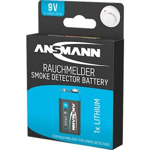 Batterien, für Rauchmelder, E-Block, 9 V, 10 Jahre lagerfähig