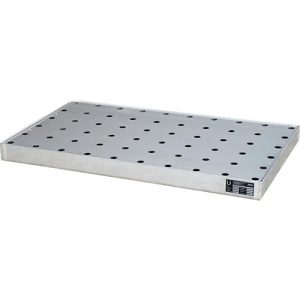 Bauer Kleingebindewanne KGW 3/M V4A, mit Lochblechrost, L 1000 x B 600 x H 70 mm, 30 L, 150 kg, Edelstahl 1.4571, Silberfarben Bauer Kleingebindewanne KGW 3/M V4A, mit Lochblechrost, L 1000 x B 600 x H 70 mm, 30 L, 150 kg, Edelstahl 1.4571, Silberfarben