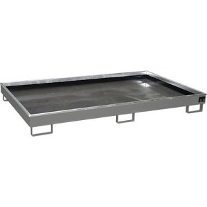 Bauer Regalwanne RW 2200-1 PE, mit PE-Einsatz, lackiert, L 2165 x B 1315 x H 230 mm, mausgrau RAL 7005 Bauer Regalwanne RW 2200-1 PE, mit PE-Einsatz, lackiert, L 2165 x B 1315 x H 230 mm, mausgrau RAL 7005