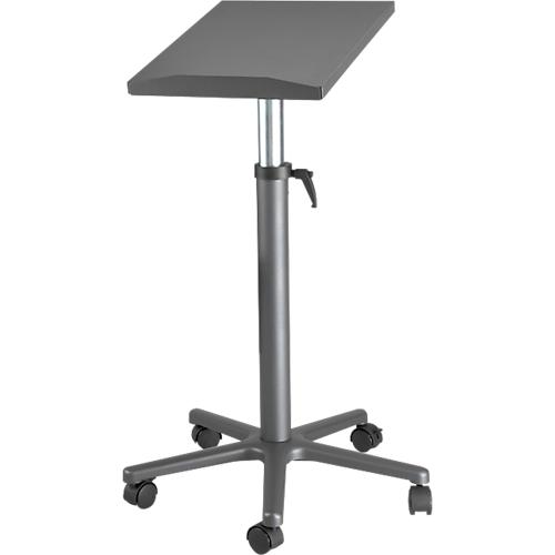 Beamertisch MAULpro, bis zu 30 kg, stufenlos höhenverstellbar, 10° neigbar, 5 Bremsrollen, Platte B 350 x T 500 mm, anthrazit