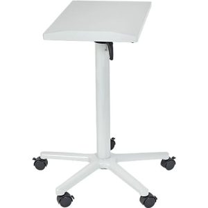 Beamertisch MAULpro, bis zu 30 kg, stufenlos höhenverstellbar, 10° neigbar, 5 Bremsrollen, Platte B 350 x T 500 mm, hellgrau Beamertisch MAULpro, bis zu 30 kg, stufenlos höhenverstellbar, 10° neigbar, 5 Bremsrollen, Platte B 350 x T 500 mm, hellgrau