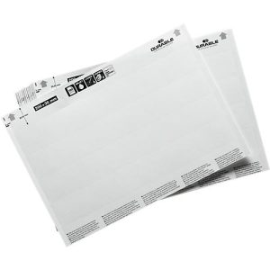 Beschriftungsbogen Label Refill, perforiert, bedruckbar, B 200 x H 20 mm, 100 Schilder Beschriftungsbogen Label Refill, perforiert, bedruckbar, B 200 x H 20 mm, 100 Schilder