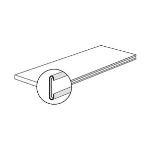 Beschriftungsleiste, für Steckregal Stora 100, transparent Beschriftungsleiste, für Steckregal Stora 100, transparent