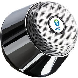 Bluetooth Lautsprecher Chrome, mit integriertem FM-Radio, Freisprechfunktion Bluetooth Lautsprecher Chrome, mit integriertem FM-Radio, Freisprechfunktion
