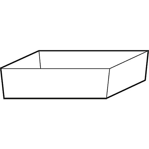 Bodenauffangwanne Stawa-R für asecos Sicherheitsschränke der Q30, Q90, S90 und K90 Serie, Stahlblech, lichtgrau, B 442 x T 507 x H 127 mm, 22 l