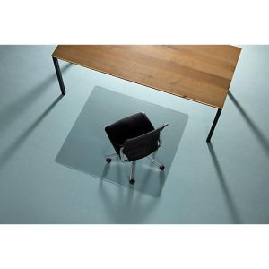 Bodenschutzmatte DURA GRIP META, für Teppichböden, Ankernoppen, strukturiert, transparent, L 1200 x B 1300 mm