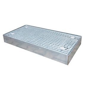 Bodenschutzwanne Typ BSW 122, befahrbar, verzinkt Bodenschutzwanne Typ BSW 122, befahrbar, verzinkt