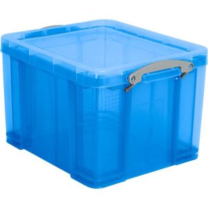 Box, Kunststoff, transparent blau, 35 l Box, Kunststoff, transparent blau, 35 l