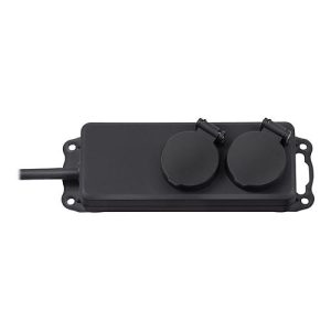 brennenstuhl Extension socket IP44 2-way black 2m H07RN-F 3G1,5 – Steckdosenleiste – Wechselstrom 230 V – Ausgangsanschlüsse: 2 – 2 m Schnur brennenstuhl Extension socket IP44 2-way black 2m H07RN-F 3G1,5 – Steckdosenleiste – Wechselstrom 230 V – Ausgangsanschlüsse: 2 – 2 m Schnur