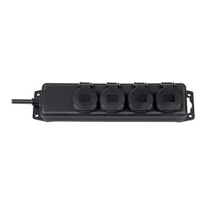 brennenstuhl Extension socket IP44 4-way black 2m H07RN-F 3G1,5 – Steckdosenleiste – Wechselstrom 230 V – Ausgangsanschlüsse: 4 – 2 m Schnur brennenstuhl Extension socket IP44 4-way black 2m H07RN-F 3G1,5 – Steckdosenleiste – Wechselstrom 230 V – Ausgangsanschlüsse: 4 – 2 m Schnur