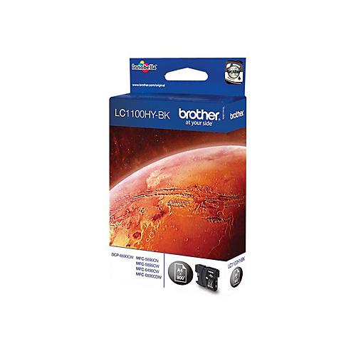 Brother LC1100HYBK - Hohe Ergiebigkeit - Schwarz - original - Tintenpatrone