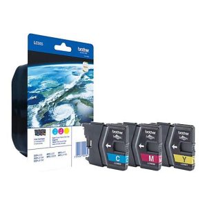Brother LC985 Rainbow Pack – Gelb, Cyan, Magenta – original – Tintenpatrone
