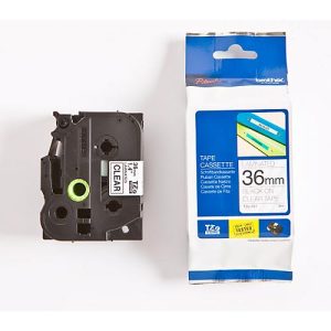 Brother Schriftbandkassette TZe-161, 36 mm, farblos/schwarz Brother Schriftbandkassette TZe-161, 36 mm, farblos/schwarz