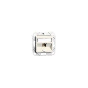 BTR E-DAT modul 8(8) UPk – Anschlussdose, Unterputz – RJ-45 – Pure White, RAL 9010 BTR E-DAT modul 8(8) UPk – Anschlussdose, Unterputz – RJ-45 – Pure White, RAL 9010