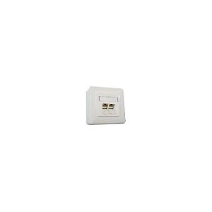 BTR IT CONNECT E-DAT C6 8/8(8) AP Cat.6 – Wanddose – CAT 6 – RJ-45 X 2 – Pure White, RAL 9010 BTR IT CONNECT E-DAT C6 8/8(8) AP Cat.6 – Wanddose – CAT 6 – RJ-45 X 2 – Pure White, RAL 9010