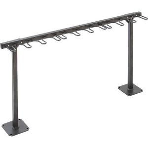 Bügelparker Mottez M509S, 1-seitig, für bis zu 9 Tretroller, B 1190 x T 200 x H 590 mm, Stahl pulverbeschichtet, anthrazit Bügelparker Mottez M509S, 1-seitig, für bis zu 9 Tretroller, B 1190 x T 200 x H 590 mm, Stahl pulverbeschichtet, anthrazit