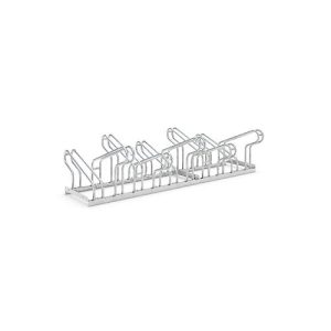 Bügelparker WSM, 2-seitig, für Reifen bis B 55 mm, B 1750 x T 3200 x H 500 mm, Stahl feuerverzinkt, 10 Einstellplätze, zerlegt Bügelparker WSM, 2-seitig, für Reifen bis B 55 mm, B 1750 x T 3200 x H 500 mm, Stahl feuerverzinkt, 10 Einstellplätze, zerlegt