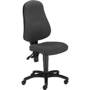 Bürostuhl PUNKT ERGO, Permanentkontakt, ohne Armlehnen, Muldensitz, höhenverstellbar Bürostuhl PUNKT ERGO, Permanentkontakt, ohne Armlehnen, Muldensitz, höhenverstellbar