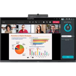 Business Monitor Sharp PN-L862B, Precision-Touch-Technologie, 86′,3840 x 2160 px, HDMI/VGA/USB/LAN, 2 x 10 W, BYOD, integrierter Android-PC