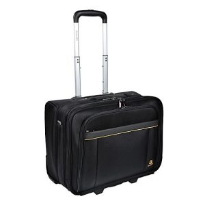 Businesstrolley Exacompta Exactive, für Notebooks bis zu 15,6“, L 450 x B 255 x H 395 mm, Polyester, schwarz Businesstrolley Exacompta Exactive, für Notebooks bis zu 15,6“, L 450 x B 255 x H 395 mm, Polyester, schwarz