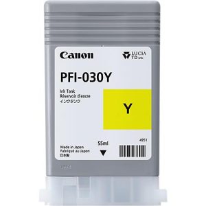 Canon Tintenpatrone PFI-030Y, 55 ml, Einzelpack, gelb Canon Tintenpatrone PFI-030Y, 55 ml, Einzelpack, gelb