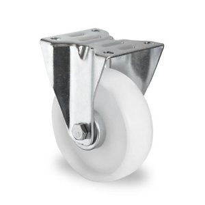CASCOO Bockrolle N0N0, mit Rad-ø 100 mm x B 36 mm, Polyamid-Felge, Polyamid-Lauffläche, natur/weiß, Rollenlager, bis 150 kg CASCOO Bockrolle N0N0, mit Rad-ø 100 mm x B 36 mm, Polyamid-Felge, Polyamid-Lauffläche, natur/weiß, Rollenlager, bis 150 kg
