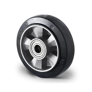 CASCOO Einbaurad BAF4, mit Rad-ø 200 mm x B 50 mm, Aluminium-Felge, Elastik-Lauffläche, schwarz, Doppelkugellager, bis 500 kg CASCOO Einbaurad BAF4, mit Rad-ø 200 mm x B 50 mm, Aluminium-Felge, Elastik-Lauffläche, schwarz, Doppelkugellager, bis 500 kg
