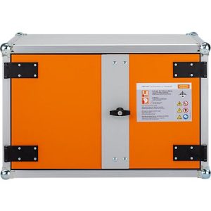 CEMO Akku-Ladeschrank 8/5 für Brandmeldeanlagen, 1-phasig, 6-fach Steckdosenleiste, belüftet, 2 Rauchmelder, B 830 x T 660 x H 520 mm, lichtgrau/reinorange CEMO Akku-Ladeschrank 8/5 für Brandmeldeanlagen, 1-phasig, 6-fach Steckdosenleiste, belüftet, 2 Rauchmelder, B 830 x T 660 x H 520 mm, lichtgrau/reinorange