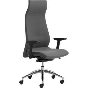 Chefsessel ENERGY, mit Armlehnen, Synchronmechanik, CLIMATEX®-Bezug, grau Chefsessel ENERGY, mit Armlehnen, Synchronmechanik, CLIMATEX®-Bezug, grau