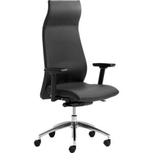 Chefsessel ENERGY, mit Armlehnen, Synchronmechanik, Echtleder, schwarz Chefsessel ENERGY, mit Armlehnen, Synchronmechanik, Echtleder, schwarz